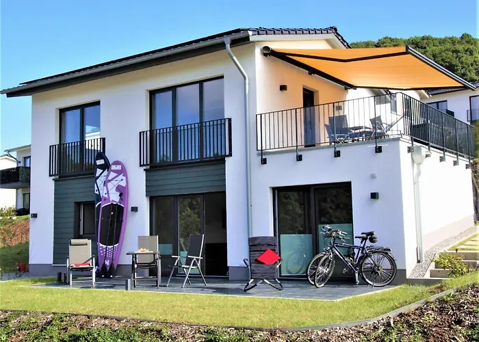 Neues Ferienhaus Diemelseeblick-Toplage-Sauna-3 Schlafzimmer-2 Terrassen-109 qm-incl Wäsche&Handtücher